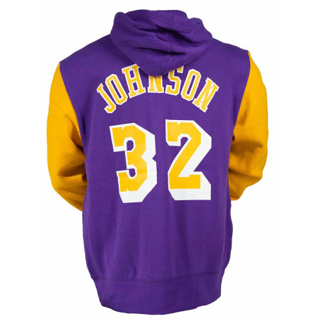 Los Angeles Lakers Magic Johnson 1985 Fashion Fleece Hoodie