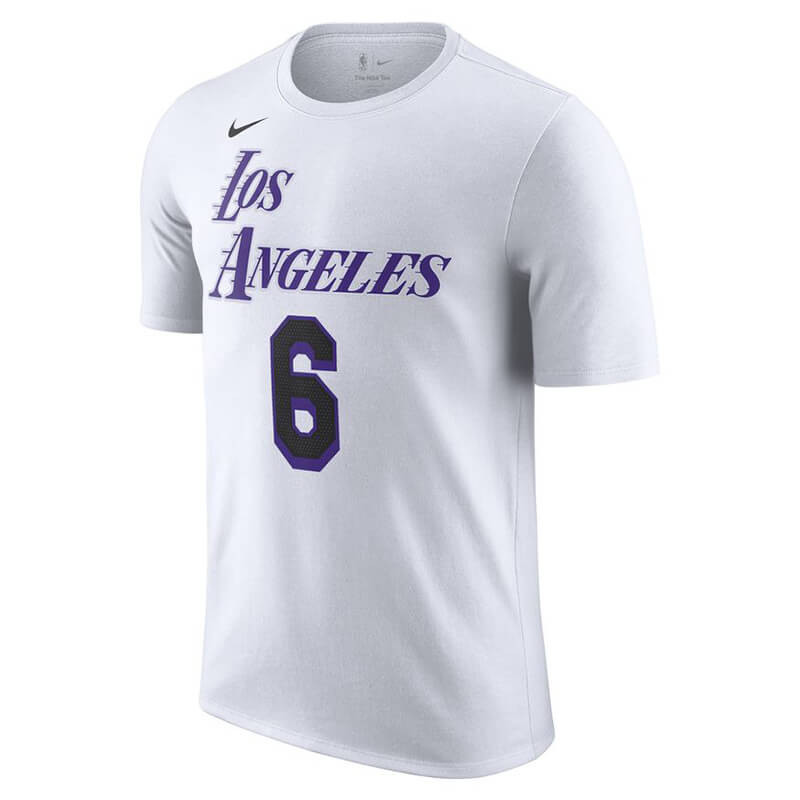 Junior LeBron James Los Angeles Lakers 22-23 City Edition T-Shirt