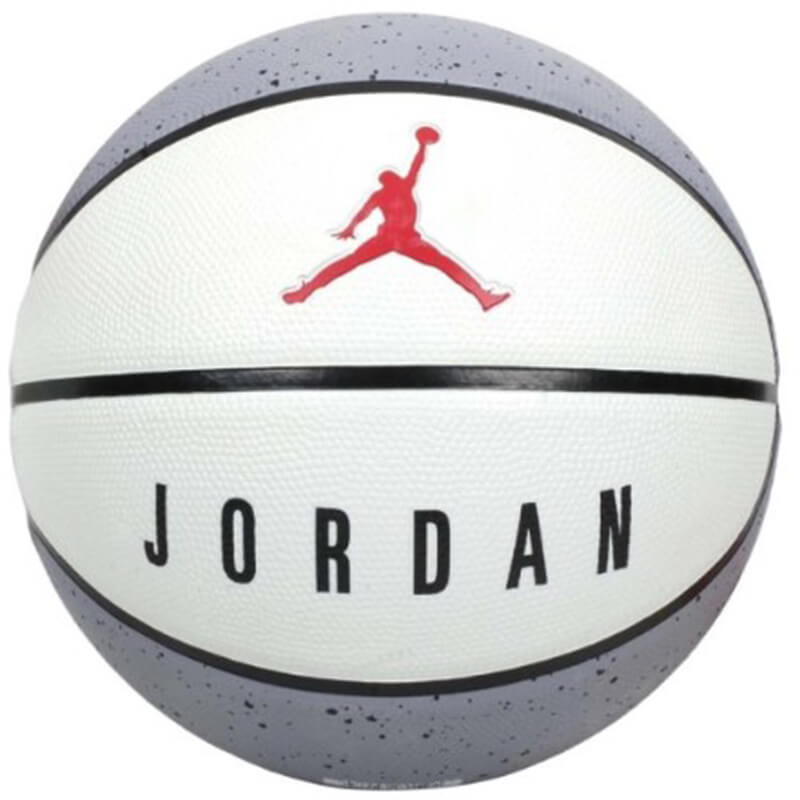 Jordan Playground 8P White Grey Basketball Sz6