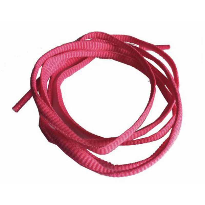 Fluor Pink Oval Shoelaces 150 cm