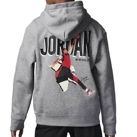 Sudadera Junior Jordan Jumpman Flight Wheaties Grey