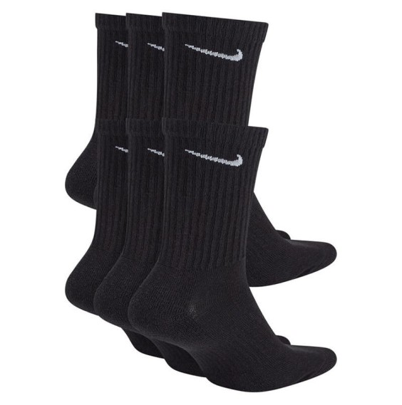 Nike Acquista i calzini Everyday Cushioned Crew Black 6pk | 24Segons