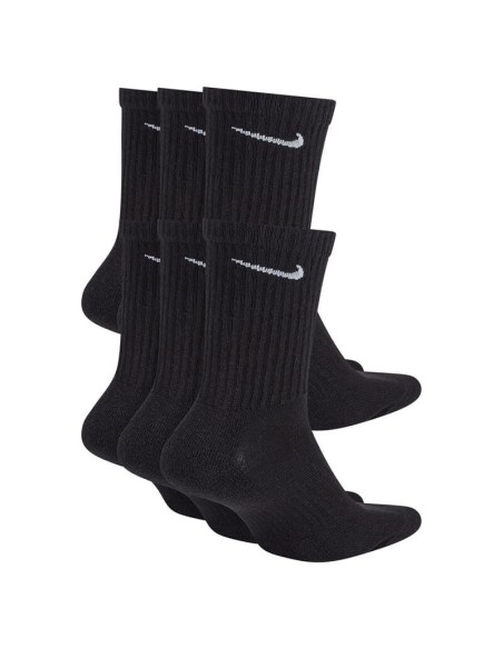 Nike Acheter Chaussettes Everyday Cushioned Crew Black 6pk | 24Segons