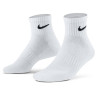 Nike Everyday Cushioned Ankle White Socks 3pk