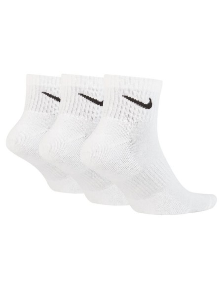 Nike Acquista i calzini Everyday Cushioned Ankle White 3pk | 24Segons