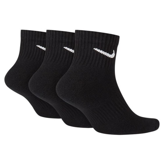 Nike Acquista i calzini Everyday Cushioned Ankle Black 3pk | 24Segons