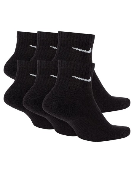 Nike Acquista i calzini Everyday Cushioned Ankle Black 6pk | 24Segons