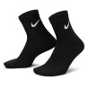 Nike Everyday Lightweight Ankle Black Socks 3pk