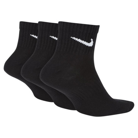 Nike Everyday Lightweight Ankle Black Socks 3pk