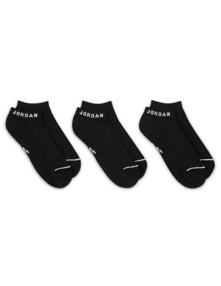 Jordan Acquista Socks Everyday No-Show Black (3pk) | 24Segons