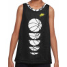 Samarreta Junior Nike Culture of Basketball Reversible Black White
