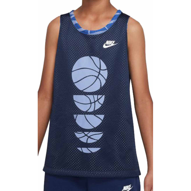 Junior Nike Culture of Basketball Reversible Midnight Navy Jersey