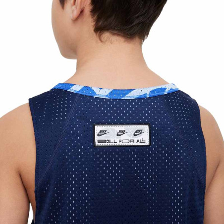 Camiseta Junior Nike Culture of Basketball Reversible Midnight Navy