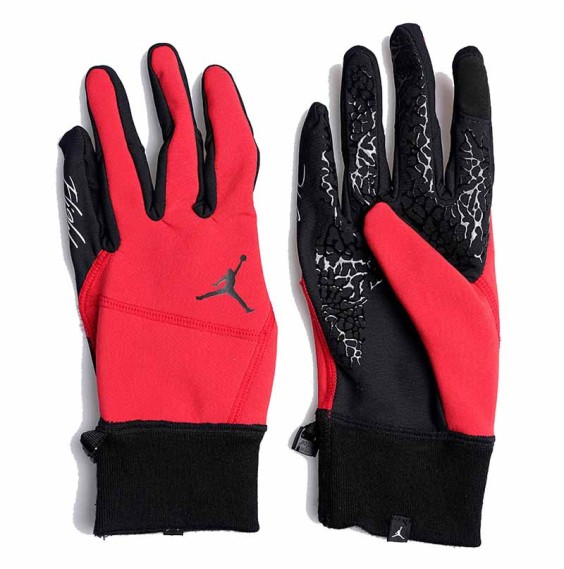 Buy Jordan Hyperstorm Fleece Tech Gloves Red | 24Segons