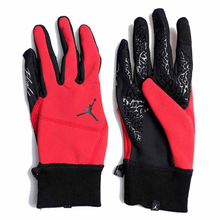 Jordan Hyperstorm Fleece Tech Red Gloves