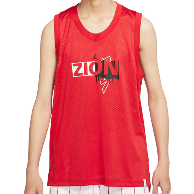 Jordan Zion Williamson Dri-FIT Basketball Red Tank Top