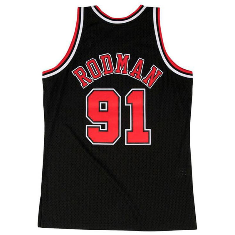 Junior Dennis Rodman Chicago Bulls 97-98 Black Retro Swingman