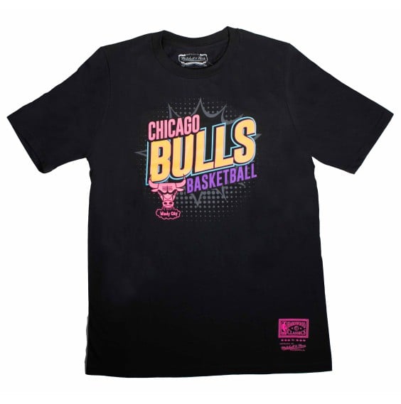 Acquista la T-shirt Chicago Bulls Light It Up Courtside Junior | 24Segons