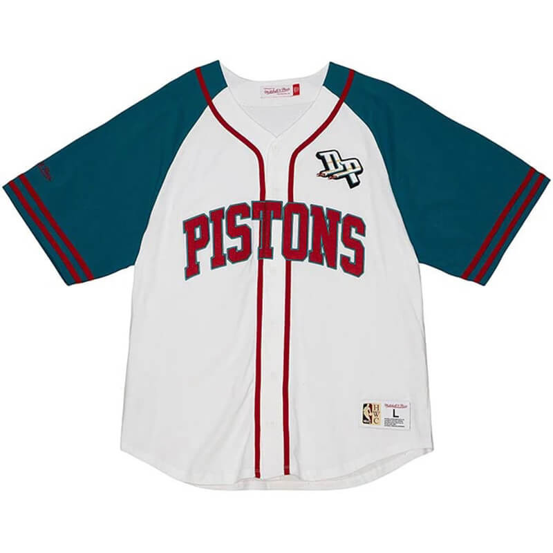 Detroit Pistons Practice Day Button Front Jersey