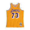 Dennis Rodman Los Angeles Lakers 98-99 Yellow Retro Swingman