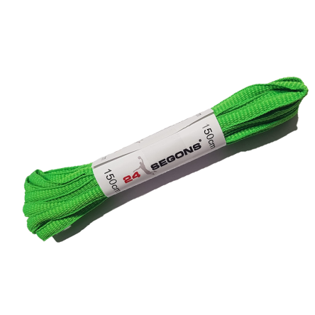 Acquista Cordini ovali verde fluoro 140 cm | 24Segons