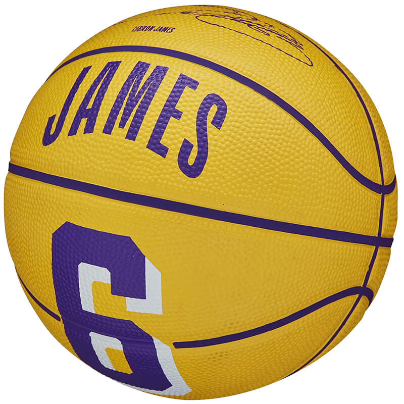 Balón LeBron James Los Angeles Lakers NBA Player Icon Mini Sz3