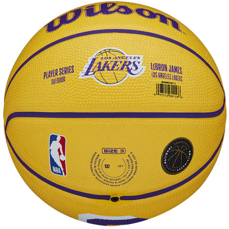 Balón LeBron James Los Angeles Lakers NBA Player Icon Mini Sz3