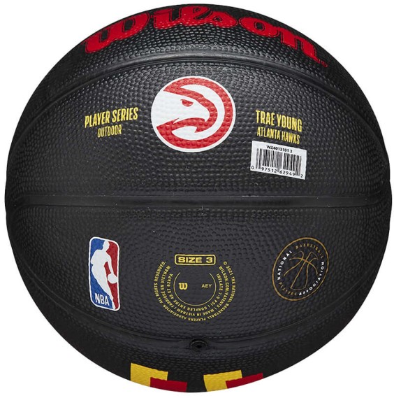 NBA Acquista Trae Young Hawks Ball Player Icon Mini Sz3 | 24Segons