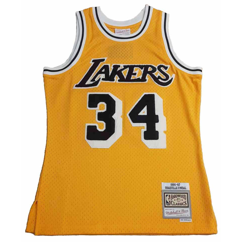 Shaquille O'Neal Los Angeles Lakers 96-97 Chenille Retro Swingman