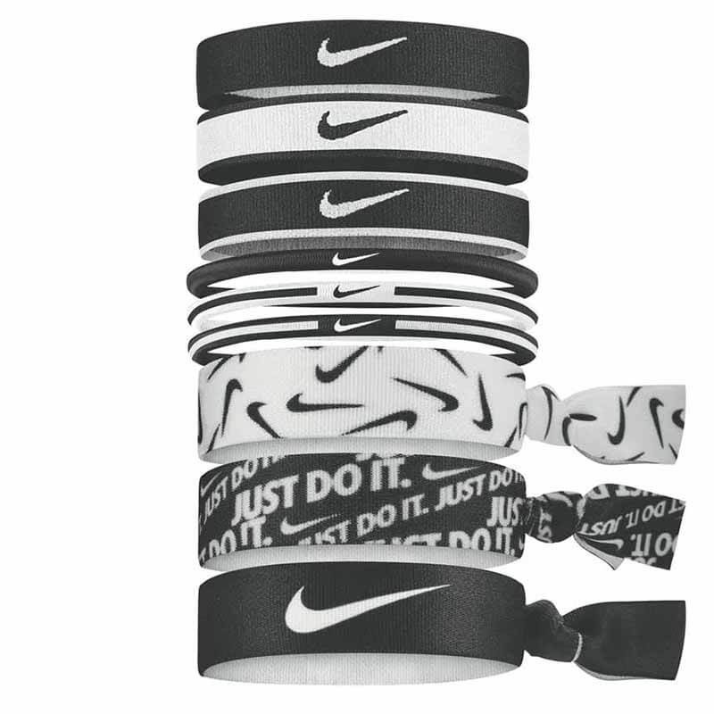 Nike Mixed Black White Hairbands (9pk)