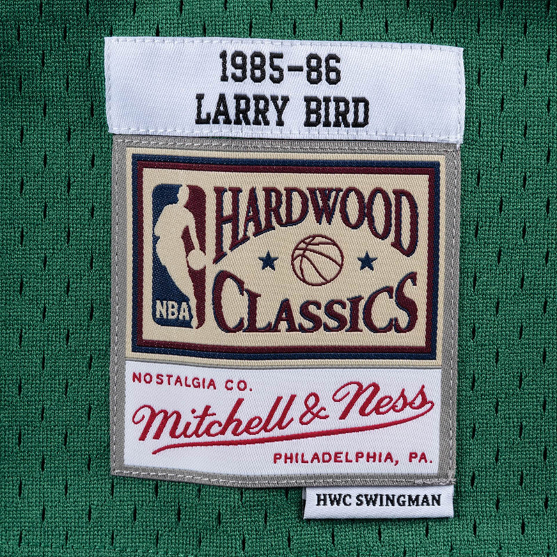 Junior Larry Bird Boston Celtics 85-86 Green Retro Swingman