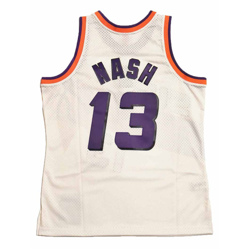 Junior Steve Nash Phoenix Suns 96-97 White Retro Swingman