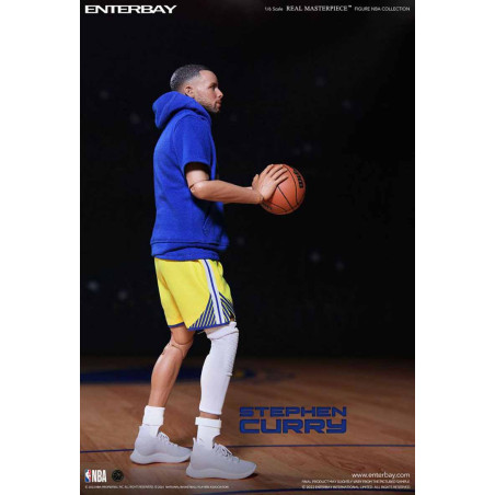 Enterbay Real Masterpiece Stephen Curry Warriors 1/6