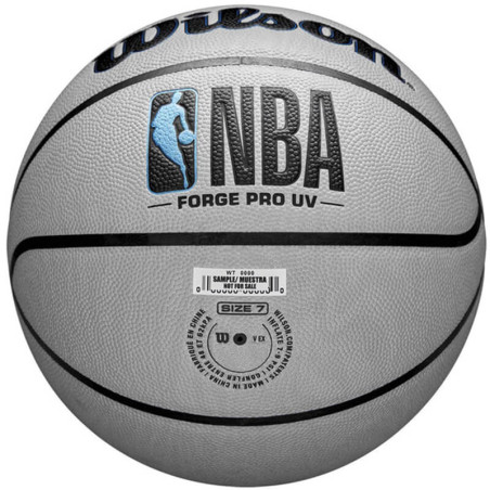 Wilson NBA Forge Pro UV Grey Basketball Sz7