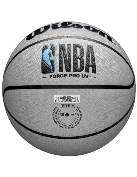 Wilson NBA Acquista Ball Forge Pro UV Grey Sz7 | 24Segons