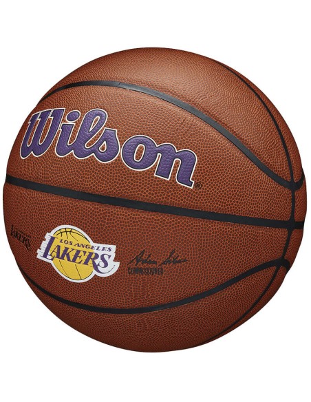 Buy Wilson Los Angeles Lakers NBA Team Alliance Ball Sz7 | 24Segons