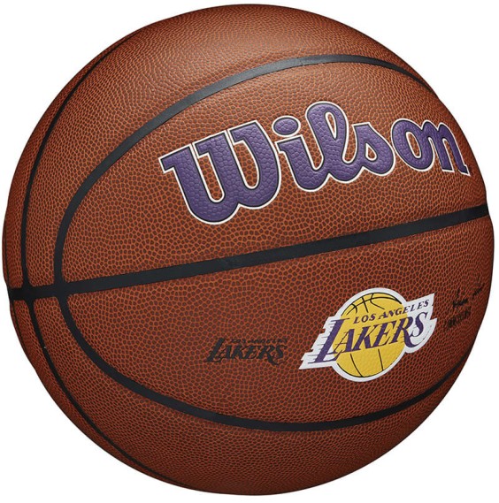 Buy Wilson Los Angeles Lakers NBA Team Alliance Ball Sz7 | 24Segons