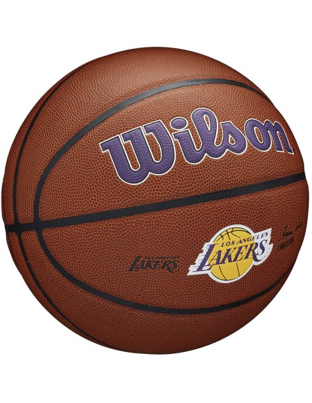 Buy Wilson Los Angeles Lakers NBA Team Alliance Ball Sz7 | 24Segons