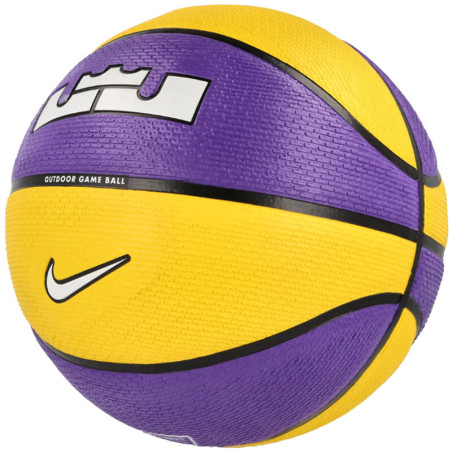 Balón Nike Playground LeBron James 8p 2.0 Yellow Purple Sz7