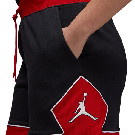 Woman Jordan Diamond Black Gym Red Shorts