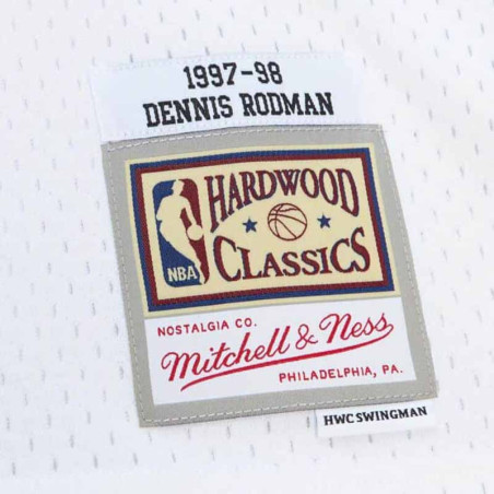 Dennis Rodman Chicago Bulls 97-98 Cracked Cement Swingman