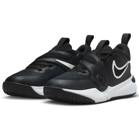 Kids Nike Team Hustle D 11 Black White