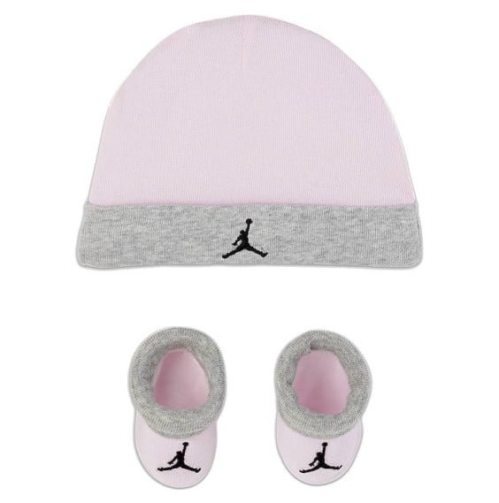 Jordan Acheter l'ensemble pour bébé Basic Hat et Bottie Pink|24Segons