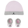 Baby Set Jordan Basic Hat and Bottie Pink