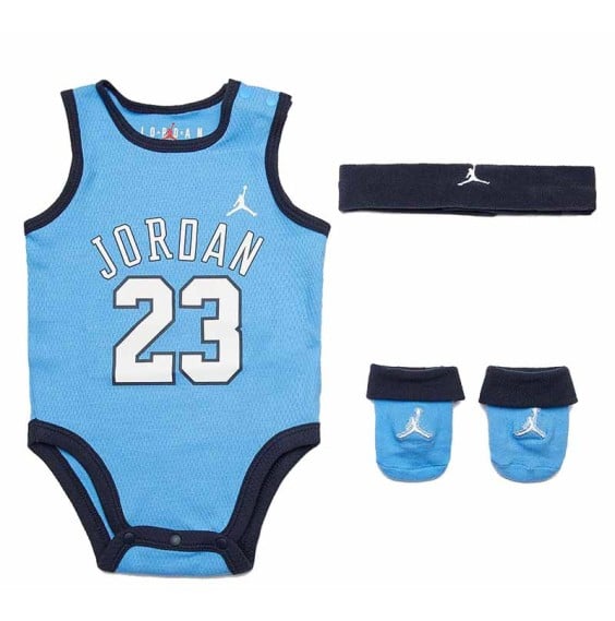 Buy Baby Jordan Mesh Jersey Box Set Blue 3PC | 24Segons