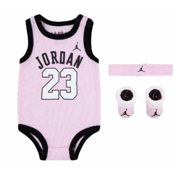 Jordan Acheter Baby Mesh Jersey Box Box Set Pink 3PC | 24Segons