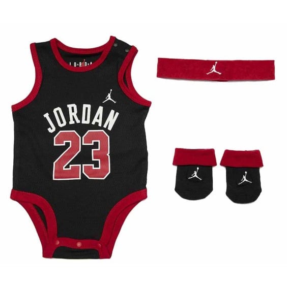 Jordan Acheter Baby Mesh Jersey Box Box Set Black 3PC | 24Segons