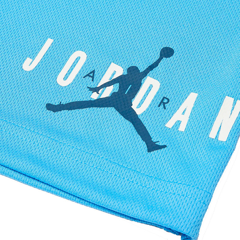 Junior Jordan Essentials Graphic Mesh Blue Shorts
