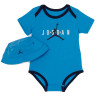 Baby Jordan Jumpman Bucket Hat and Bodysuit Blue Set