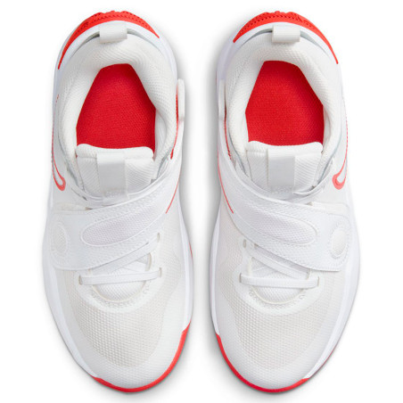 Junior Nike Team Hustle D 11 Track Red White